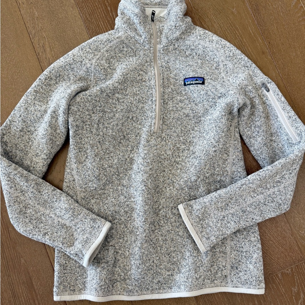 Patagonia 1/4 quarter zip Better Sweater fleece Pelican
